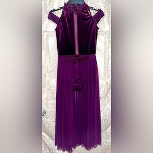 Medium adult plum purple dance costume.